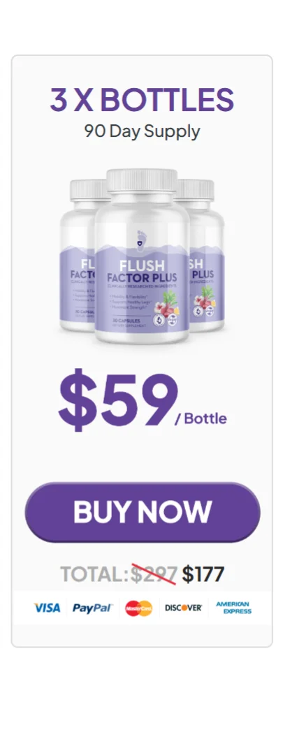 Flush Factor Plus™ 3 bottles pricing